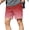 Z1-Red-xcmzpl hawaiian beach shorts, variant on Xcmzpl Men's Casual Shorts Camo Elastic Waist Drawstring Shorts Lightweight Summer Beach Shorts Slit Hem Hiking Shorts with Pocket