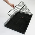 thumbnail image 2 of Lucky Dog Whisper Glide 30 Inch Sliding Double Door Dog Crate, 2 of 9