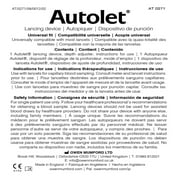 Owen Mumford Autolet Impression Advance Comfort Zone Lancing Device, 2-Pack