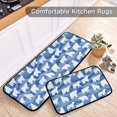 thumbnail image 5 of 2-Piece Kitchen Mat Set Non Slip Washable Floor Mats Decorative Rugs for Kitchen Sink Laundry White Polar Bears Pattern, 5 of 7