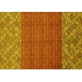 thumbnail image 1 of Ahgly Company Machine Washable Indoor Rectangle Abstract Yellow Modern Area Rugs, 8' x 10', 1 of 4
