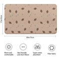thumbnail image 3 of Beige Football and Stars Pattern Bathroom Rugs Mat,Non Slip Microfiber Bathroom Rug,Rubber Backing,Soft Bathroom Mats for Bathroom Floor,Tub and Shower,17x30in(43x75cm), 3 of 5