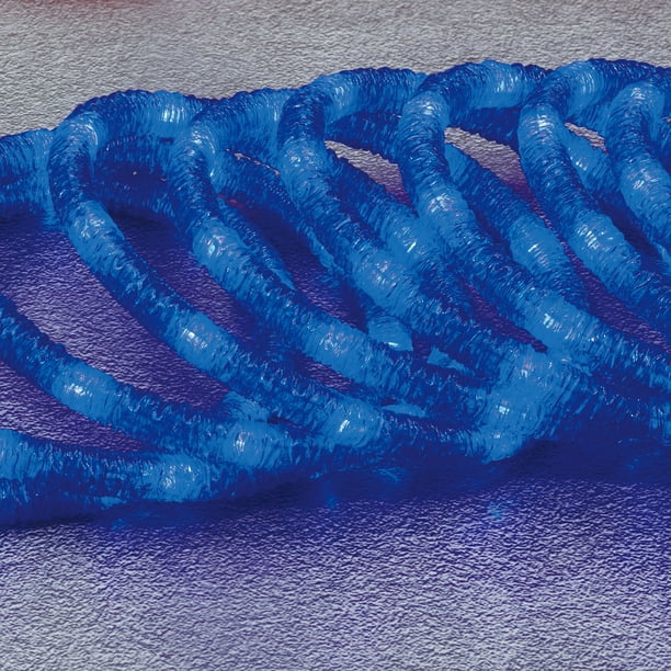 Holiday Time Blue LED Crystal Rope Light, with White Wire, 24 feet