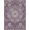 Purple Grey, Pattern 17, variant on ODIKA 8'x10' Washable Area Rug Purple Motifs Boho Interlocking Vine Clusters Eggplant Bug Poppy for King Size Bedroom Under Bed, Master Suite, Non-Shedding, Easy Care