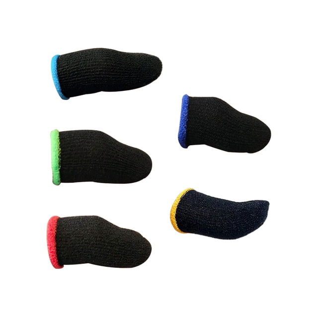 Juego de Fundas para las Yemas de los Dedos Sunnimix Fibra de Carbono 5 Piezas