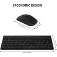 thumbnail image 4 of Wireless Keyboard and Mouse Combination, Cimetech Compact Full-size Wireless Keyboard and Mouse Set 2.4G Ultra-thin Fashion Design, Suitable for Windows, Computers, Desktops, PCs, Laptops-, 4 of 7