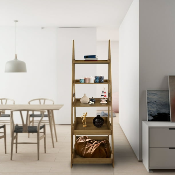Creative Casual Home 5 Shelf Ladder Bookcase Ideas in 2022