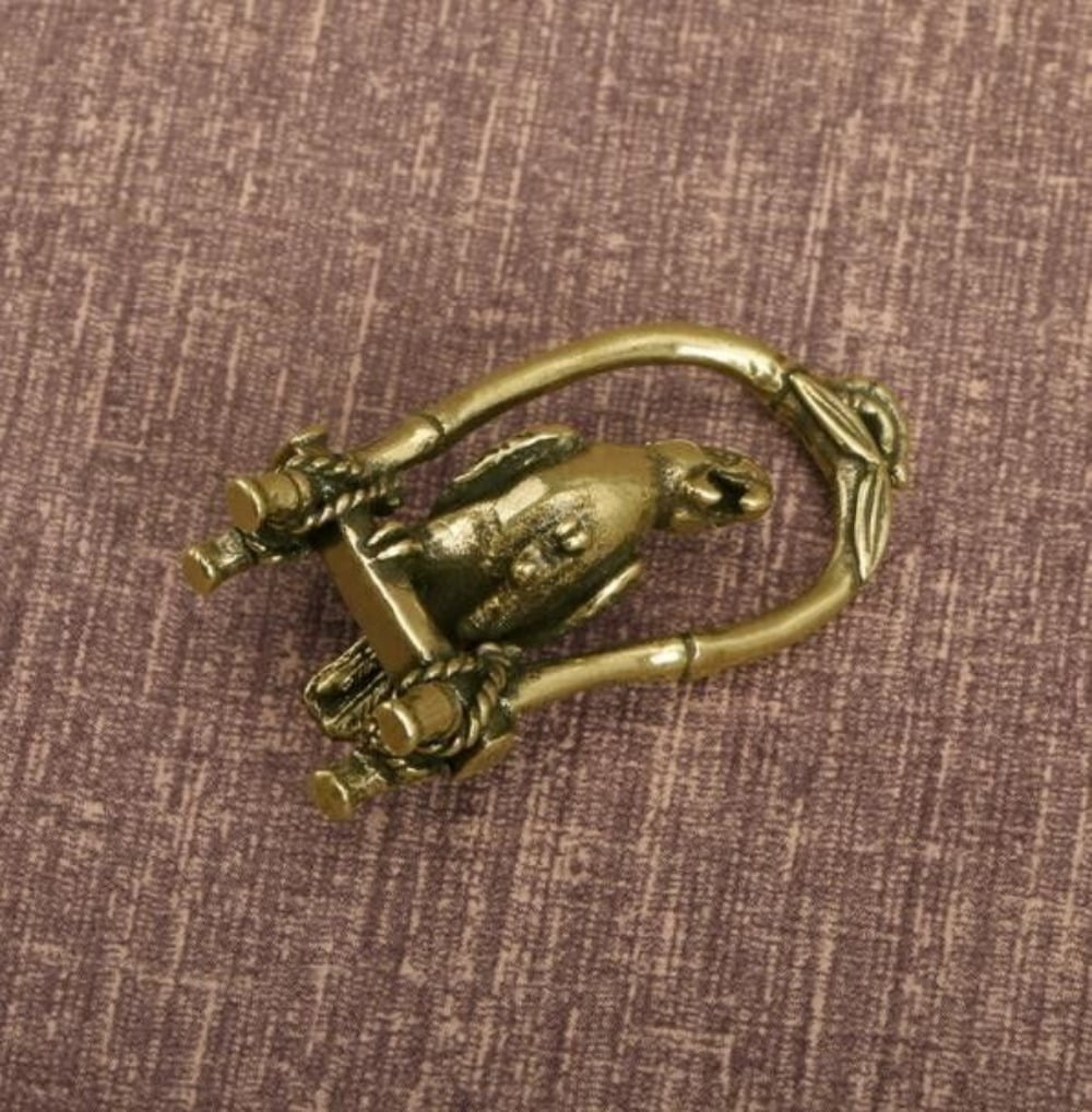 Old Brass Handmade Bird Cage Parrot Pendant Statues Pet AntiquesRare Chinese