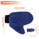 thumbnail image 4 of 2 Pcs Toalla para Lavar Coches Coral Fleece Herramienta de Secado para Limpieza de Coches 25x20x1cm Azul Zafiro, 4 of 6