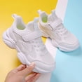 thumbnail image 5 of uikmnh Kids Breathable Mesh Sneakers Hook and Loop Casual Shoes with Sole for Boys and Girls Size:11-12 Years, 5 of 9