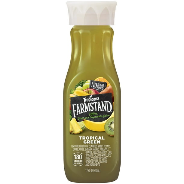 Tropicana Farmstand Tropical Green Juice, 12 Fl. Oz.