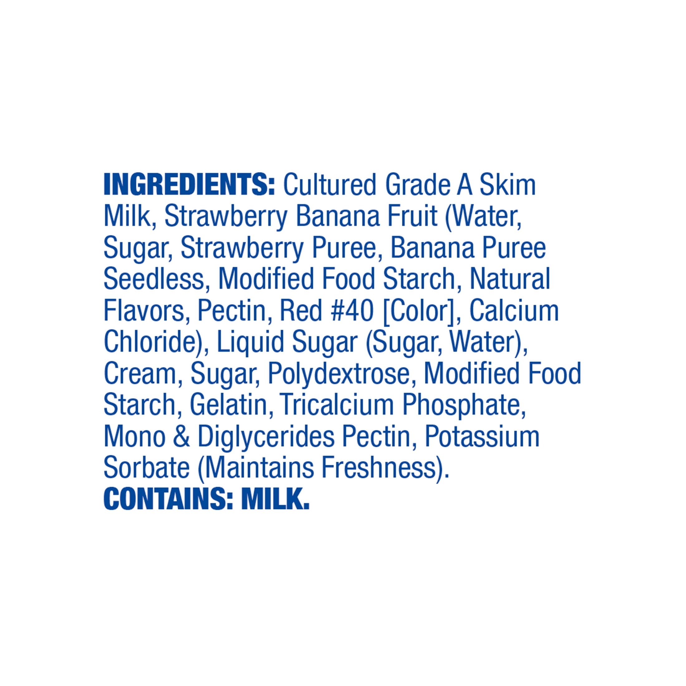 Nuestra Cocina Yogurt Smoothie Strawberry/Banana 32 oz