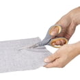 thumbnail image 4 of Westcott 13529 8" Straight Titanium Bonded Scissors with Soft Handle, Grey/Yellow, 4 of 7