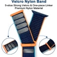 thumbnail image 3 of 6 Packs Nylon Band Compatible with Apple Watch Band 38mm 40mm 41mm 42mm 44mm 45mm for Women Men, Soft Braided Stretchy Solo Loop Sport Strap for iWatch Series SE/7/6/5/4/3/2/1, 3 of 13