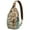 Beige-10, variant on Colorful Weed Sling Bag for Men & Women - Durable Chest Bag with Secure Zippers for Biking & Urban Use - Hemp Leaf & Marijuana Leaf Aesthetic