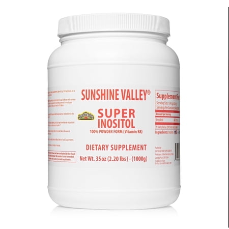 Sunshine Valley® Super Inositol Powder, Vitamin B8 Dietary Supplement, 35 oz