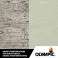 thumbnail image 3 of Olympic Rescue It Solid Exterior Deck Resurfacer and Primer with Sealant Avalanche, 3 Gallon, 3 of 7