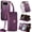 Purple, variant on Crossbody For Google Pixel 10 /10 Pro Wallet Case with RFID Blocking Card Holder,Magnetic Clasp Premium PU Leather Flip Kickstand Zipper Slot Handbag Women Shoulder/Wrist Strap Phone Case,Rosegold