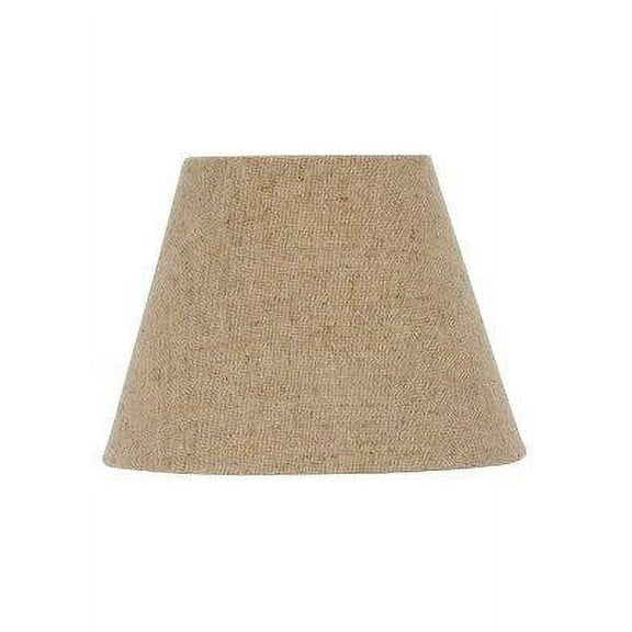 Beige Burlap 12 Inch Empire Lampshade with Washer Fitter 6x12x7.75