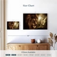 thumbnail image 4 of Elephant Stock Stormy Sky Lion Wall Art - Horizontal Canvas Wall Art - Living Room Wall Decor - Animal Canvas - Brown And Beige Decor - 24" x 16", 4 of 8