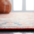 thumbnail image 5 of SAFAVIEH Tucson Floella Traditional Machine Washable Area Rug, 6' x 6' Round, Rust/Navy, 5 of 9