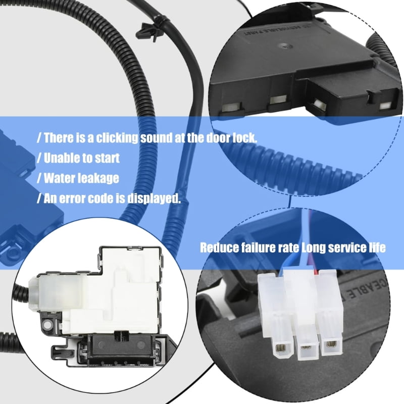 Easy Installation Washer Lid Lock Assembly W11414731 for Appliance Maintenance