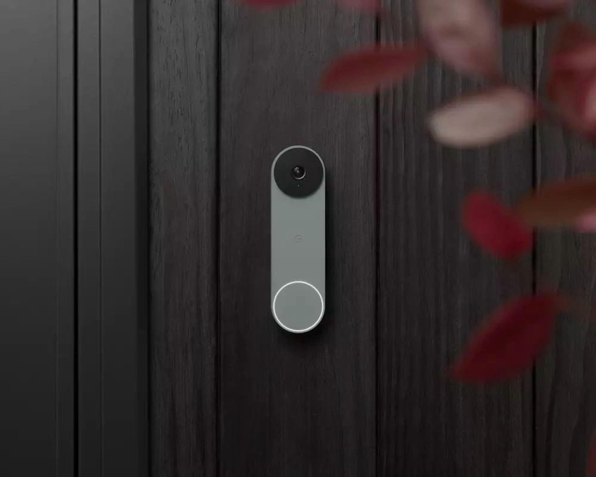 Google Nest (Battery) Wire-Free Video Doorbell - Ash, Doorbell - Battery