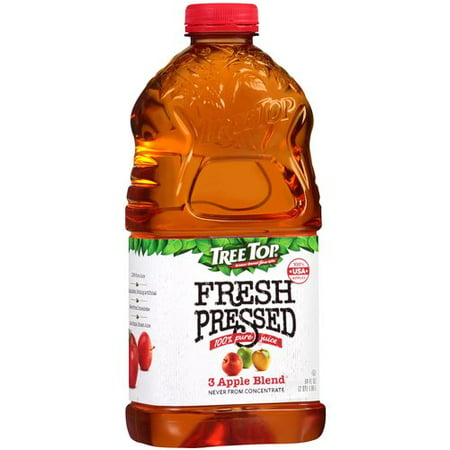 Tree Top Fresh Pressed Three Apple Blend 100% Juice, 64 Fl. (Best Pressed Juice For Weight Loss)