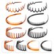 thumbnail image 3 of 6 diademas elásticas con dientes invisibles para el pelo, unisex, para lavarse la cara., 3 of 7