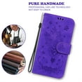thumbnail image 2 of Jiahe Cover For Motorola MOTO G Stylus 5G (2022) Shockproof Magnetic Hand Strap Wallet Card Slot Stand Flip Leather Case Cover,Purple, 2 of 8