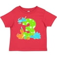 thumbnail image 3 of Inktastic Dinosaur Party-third Birthday Boys or Girls Toddler T-Shirt, 3 of 5