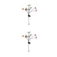 thumbnail image 4 of Injueey Camino de luz LED solar, decoración de paisaje reutilizable para el hogar, césped, adornos impermeables para exteriores, jardín, 2piezas, 4 of 6