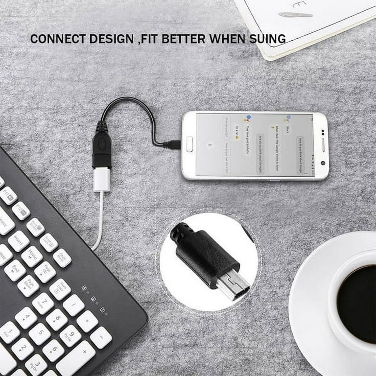 TV xStream Confezione da 5 adattatori per porte USB, cavo micro OTG e alimentazione – compatibile con stick streaming, dispositivi multimediali, SNES, NES Classic (confezione da 5