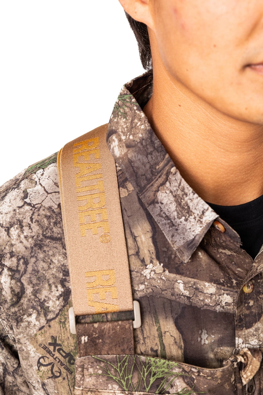 Realtree Men's Big Game Insulated Bibs - MAX-7 Camo for Extreme Hunting Comfort