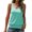 Sky blue, variant on Langwyqu Summer Women Solid Color V-Neck Sleeveless Tank Tops Camisole