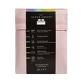 thumbnail image 3 of 310 Thread Count, 100% Organic Cotton, Cooling Comfort, 21" Deep Pocket, Wrinkle-resistant, Media Storage, Super Sheet Set, Full, Blush, 3 of 4
