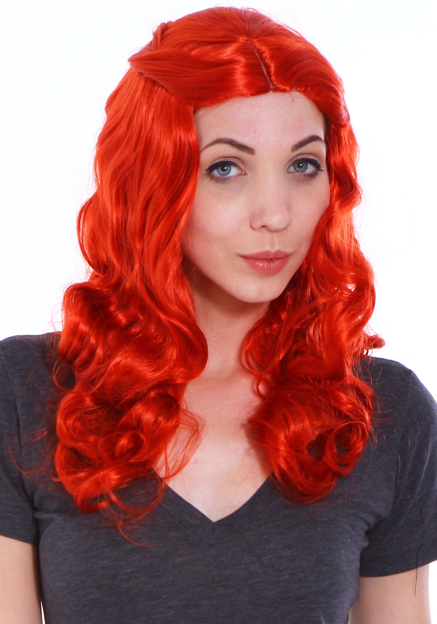 girls red wig