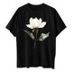 thumbnail image 5 of Camisetas de Manga Corta para las Mujeres Impresión Floral Cuello Redondo Gota Hombro Manga Superior Moda Casual para Verano Camisetas de Manga Corta para las Mujeres, 5 of 7