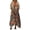 #452-Coffee, variant on TaTaai Casual V-Neck Long Dress for Women Three-Quarter Sleeve with Pockets Gradient Floral Print Loose Midi Dress for Summer Spring Daily Gift