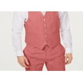 thumbnail image 3 of Ralph Lauren Men's Classic Fit Linen Vest Red Size Small, 3 of 3