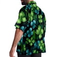 thumbnail image 3 of Saint Patrick's Day Men's Short Sleeve Shirts, Casual, Printed, Button Down, Beach Shirt - Spread Collar Tops for Summer Beach Fun, 3 of 6