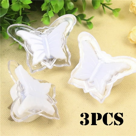 

Ledander 6pcsLED butterfly type energy saving color night light a