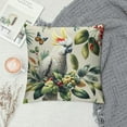 thumbnail image 2 of COMIO Throw Pillow Covers Parrot Square Cushion Covers Pillowcase Home Decor Toss Pillows Covers for Couch Living Room Orange, 2 of 5