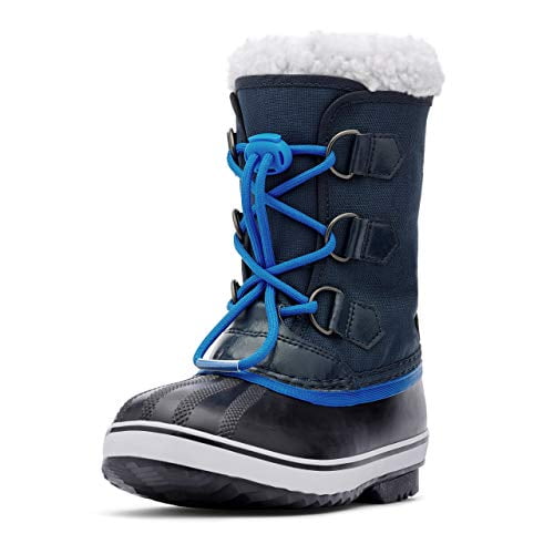 Sorel Kids' Pre-School Yoot Pac Nylon Winter Boots, Collegiate Navy/Super Blue, 10 Little Kid