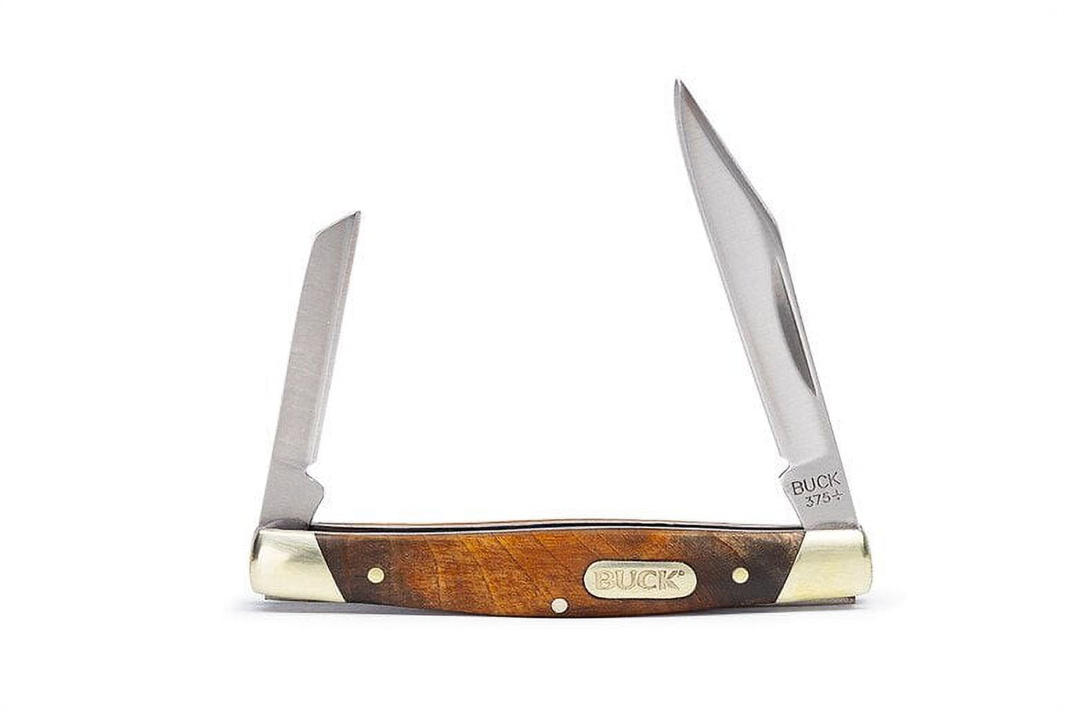 Buck Knives Deuce Knife with Pakawood Handle, Black