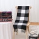 thumbnail image 5 of Sonducket El mantón hecho punto del arte exquisito envuelve la cachemira no tóxica para la bufanda a cuadros de la moda del invierno de la Accesorios de disfraces Tipo 5 190cm, 5 of 6