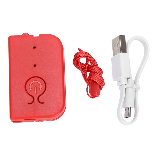 Sensor recordatorio de fluido de infusión, alarma sonora automática, dispositivo de seguridad recargable, rojo