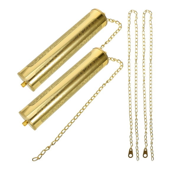 unbranded Grandfather Clock Decorative Hammer Wall Clocks Retro Golden