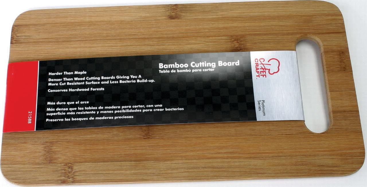Chef Craft 21590 Cutting Board Bamboo 15 in L x 11 in W Brown