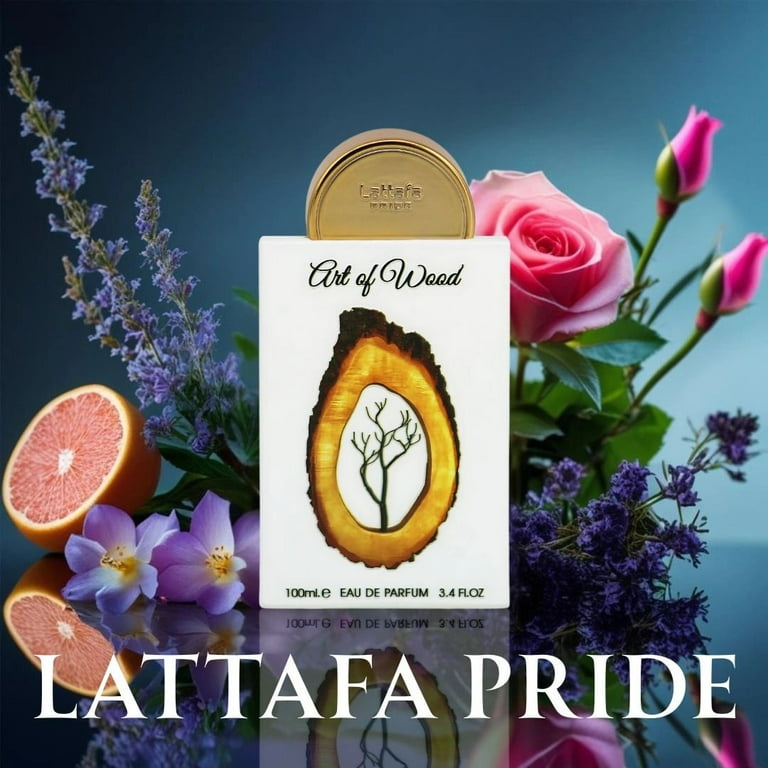 Lattafa Unisex Pride Art of Wood EDP Spray 3.4 oz Fragrances